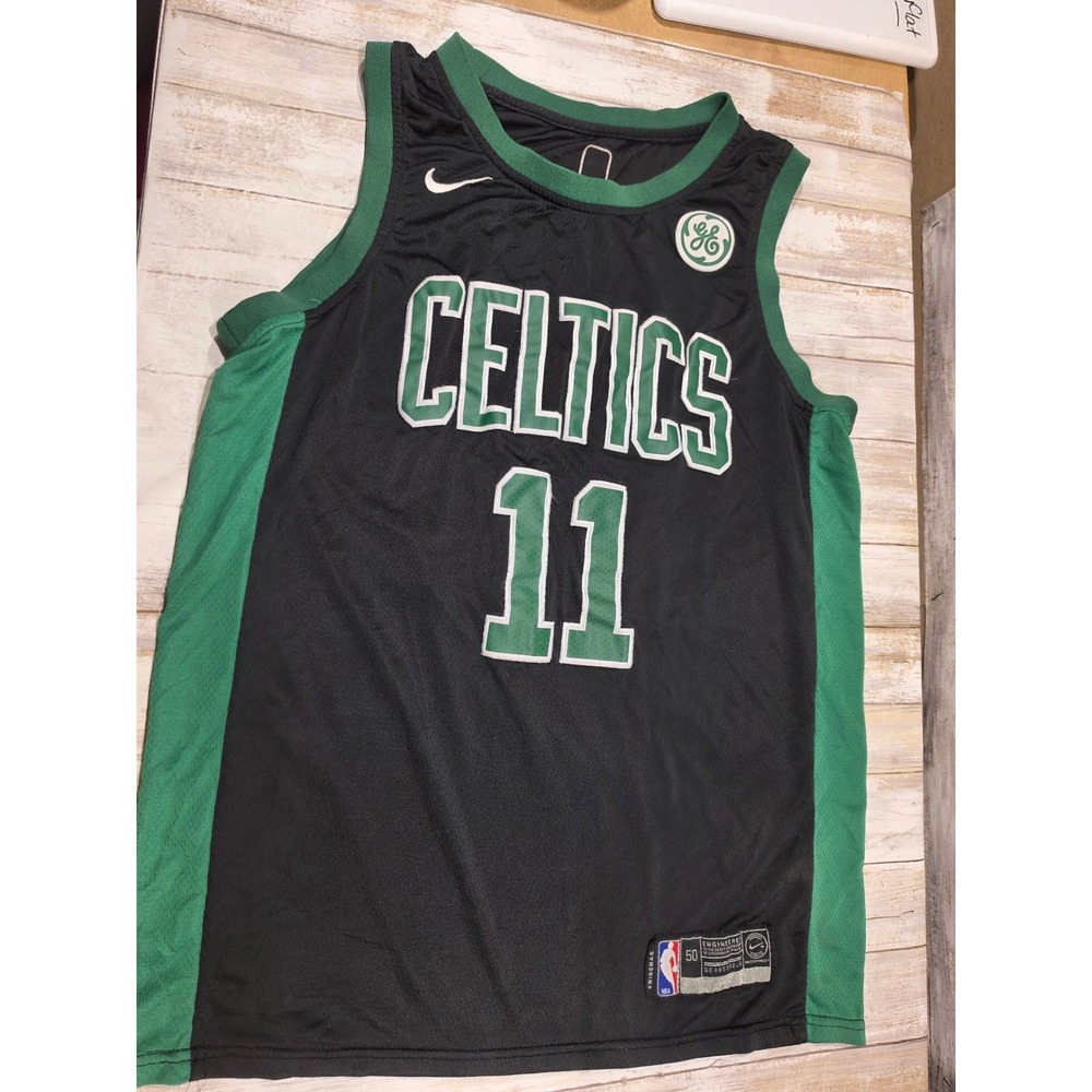 Nike Boston Celtics Kyrie Irving 11 Swingman Jersey Black Green Mens Size 50
